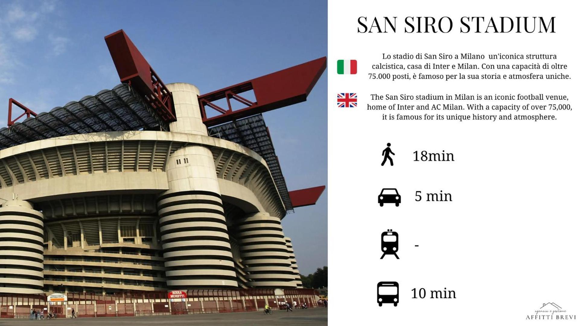 Sunny San Siro Stadio Apartment Milano Dış mekan fotoğraf